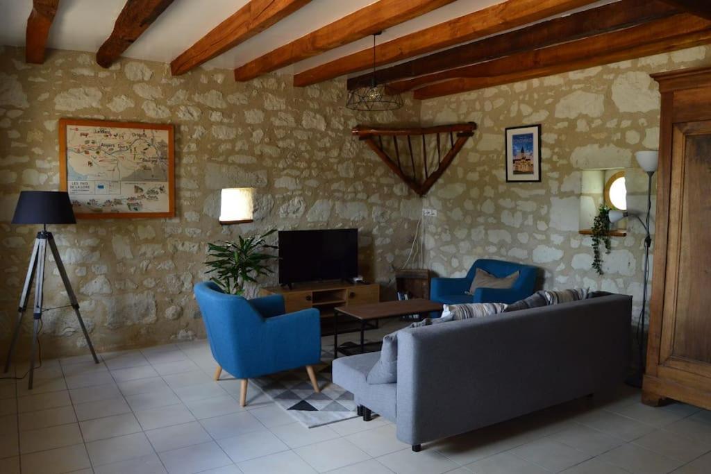La Grange De L'Olive Villa Chinon Exterior photo